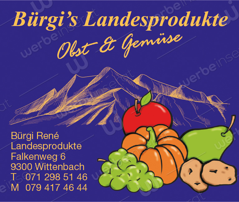 Bürgis Landesprodukte Obst & Gemüse