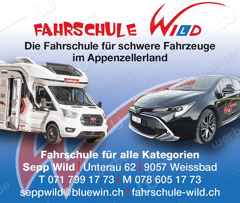 Inserat Nr4 Fahrschule Wild GmbH V1 2