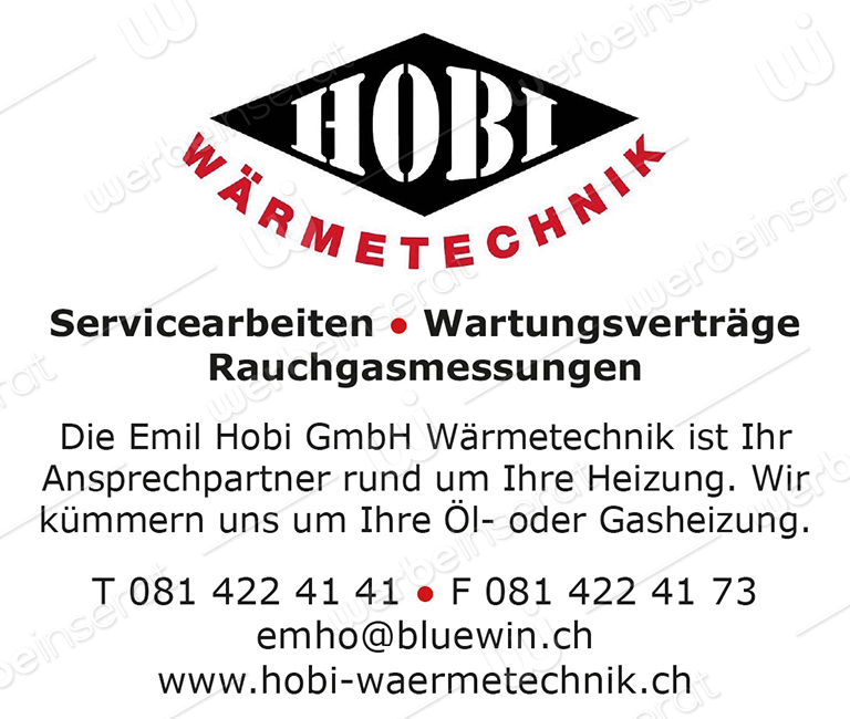 Inserat Nr5 Hobi GmbH Waermetechnik V1 2