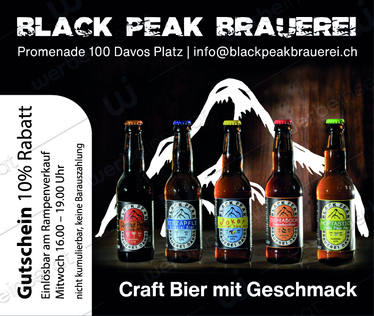 Inserat Nr12 65x55mm Black Peak Brauerei 2