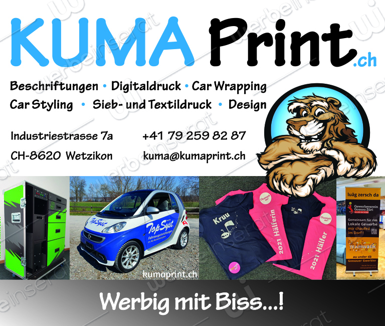 Inserat KUMA Print 65x55mm 5
