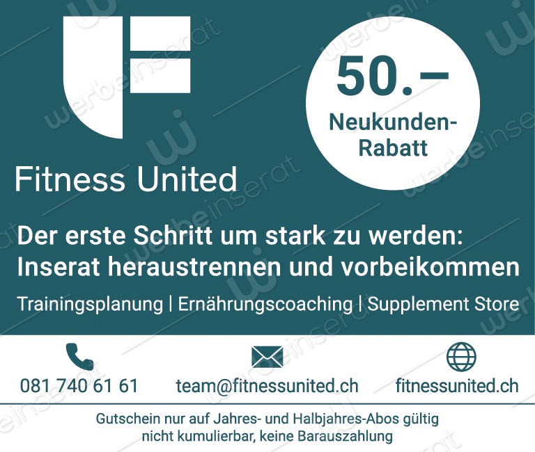 Inserat Nr22 Fitness United GmbH 2
