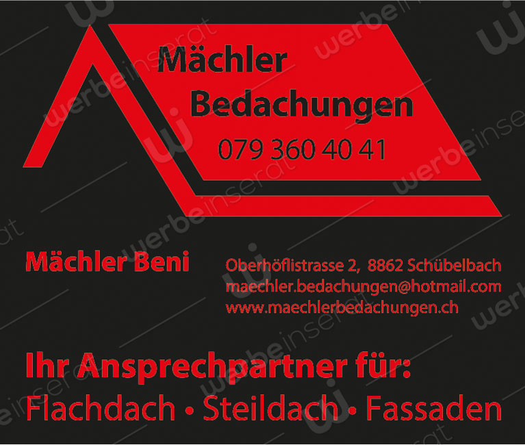 Inserat Nr09 Maechler Bedachungen GmbH 2