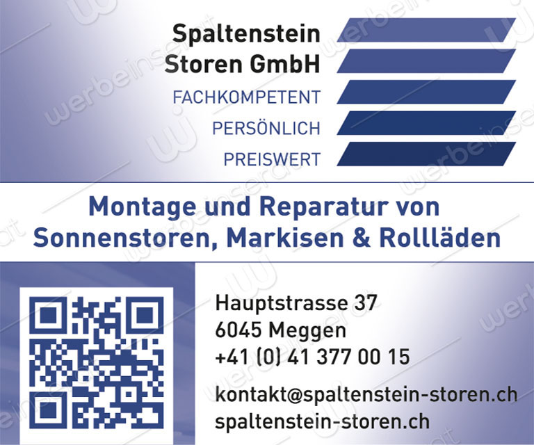 Inserat Nr24 Spaltenstein Storen GmbH v3 2