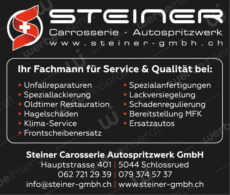 Inserat Nr11 Steiner GmbH 2