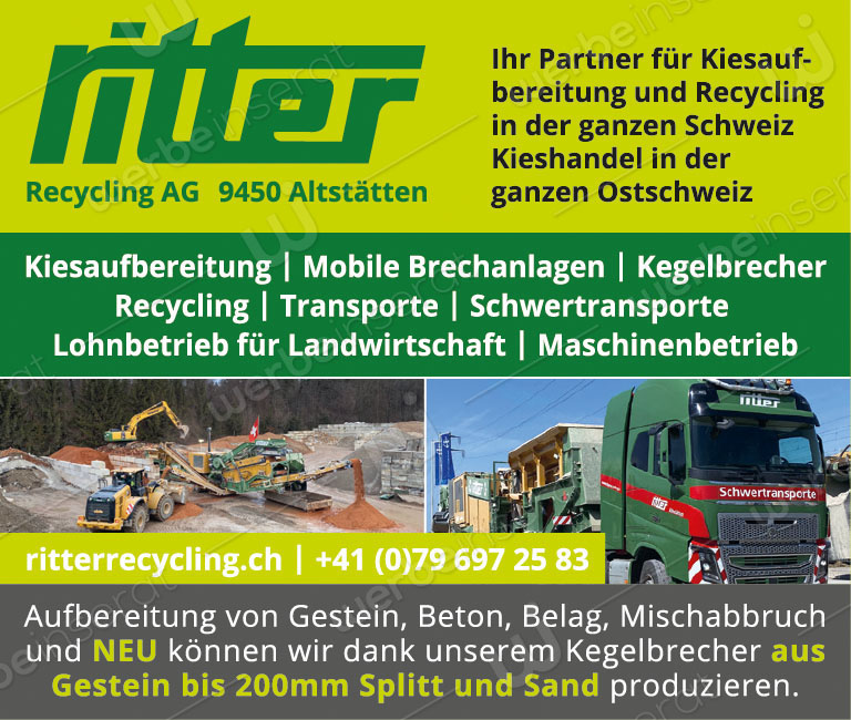 Inserat Nr10 Ritter Recycling AG 2