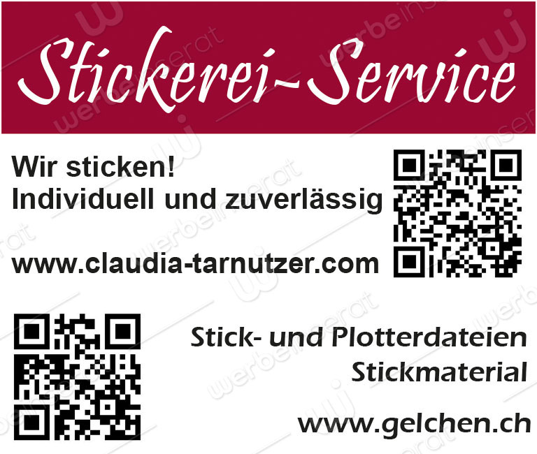 Stickerei-Service Claudia Tarnutzer